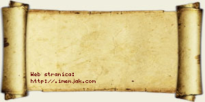 Olga Strinić vizit kartica